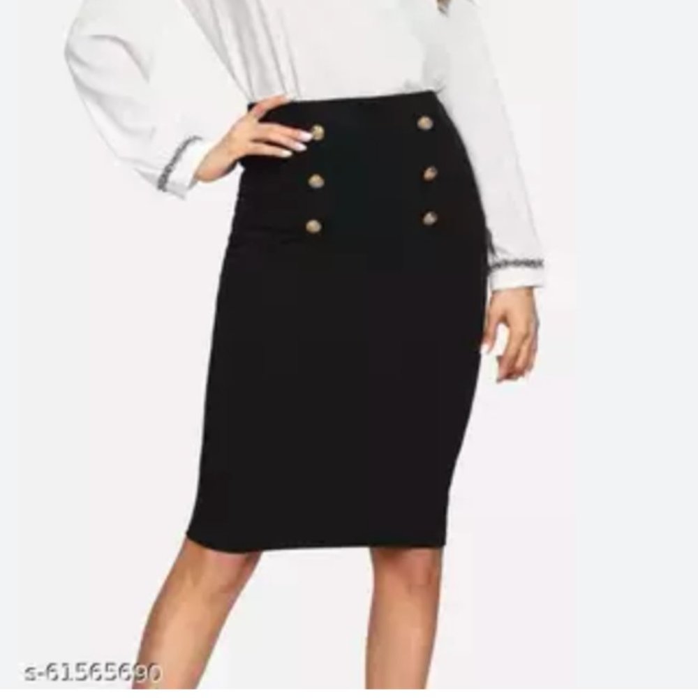 black skirt